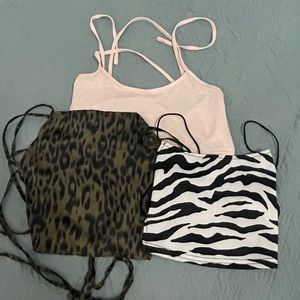 SHEIN Backless Cami Top Bundle